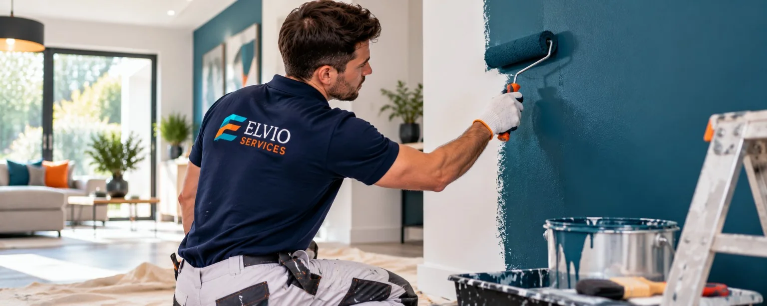 Painting and decorating with careful preparation, repairs and tidy finishes.
