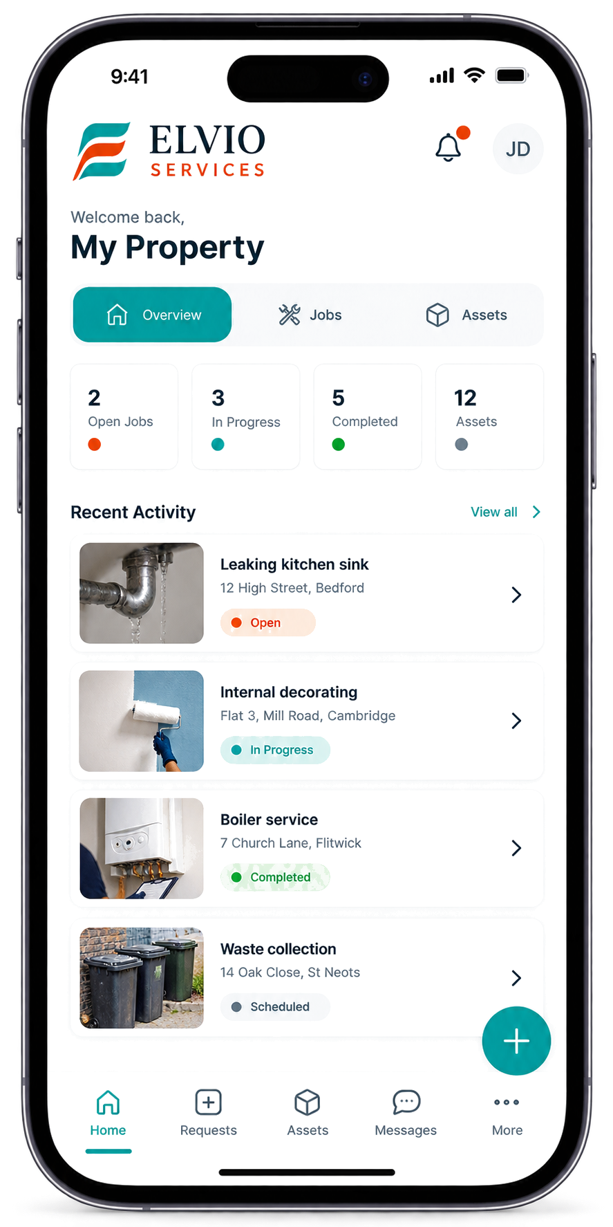 Elvio customer technology interface